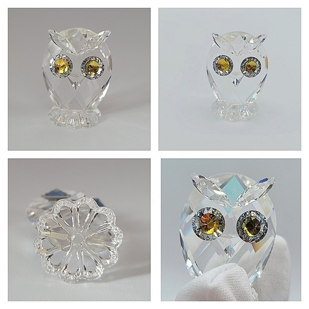 Swarovski Crystal Owl Figurine